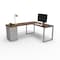 We'Re It Connect It L-Shaped Desk, 77 in D X 30 in H, 60 in W X Thermally Fused Laminate DI60304824L1BBF-BS-WNB - alternate 1